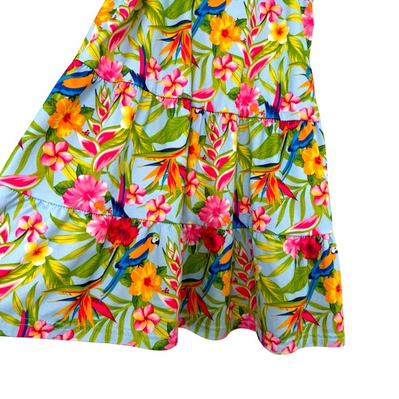 Tommy Bahama Tropical Hawaii Dress Sleeveless Flowy Soft Sleeveless Girls 3T - Picture 3 of 8